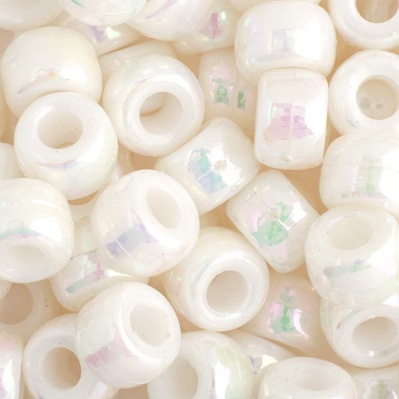 John Bead 9mm Opaque Plastic Pony Beads, 1,000ct.